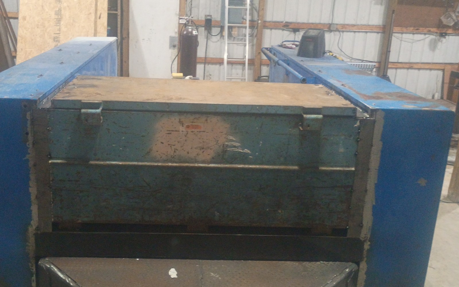 Steel work under fabrication in the Pro-Line shop